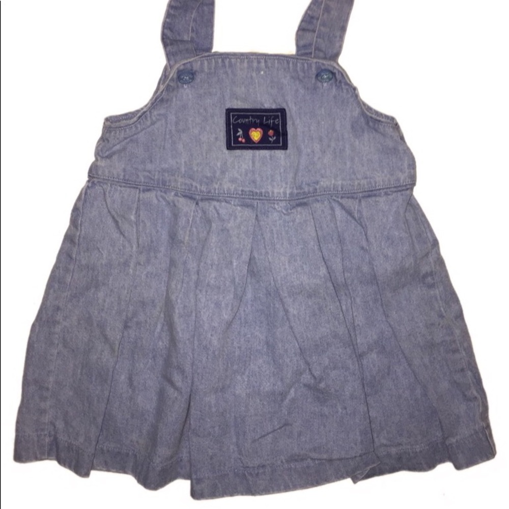 Girl’s vintage McKids Denim Dress size 4T